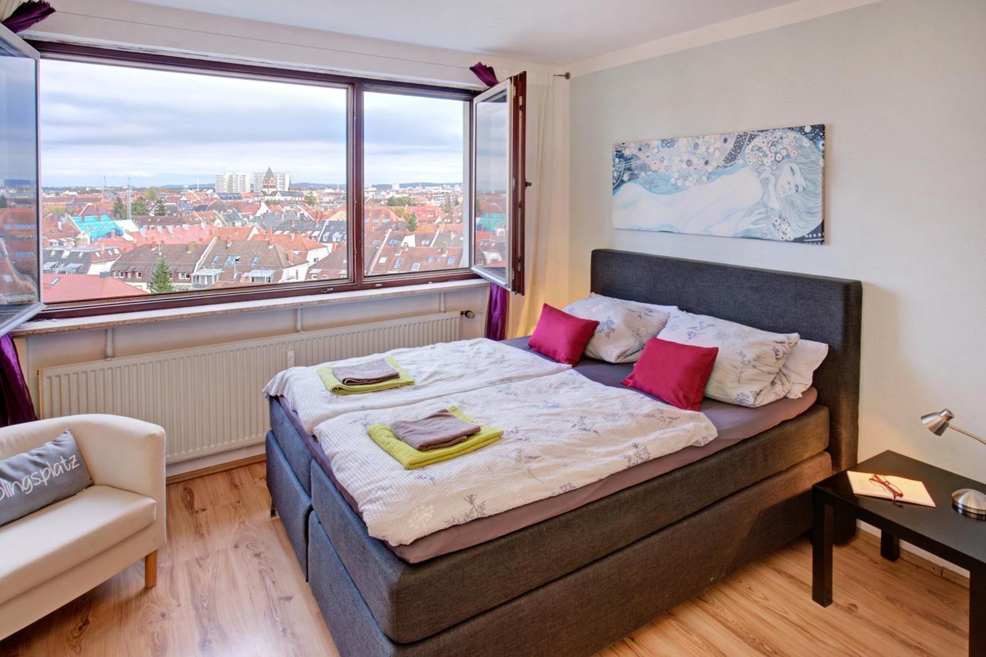 Blick Ueber Karlsruhe - Ferienwohnung Panorama 外观 照片